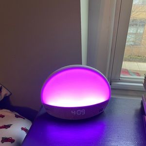 Hatch Restore- a wonderful alarm clock that helps establish a sleep routine.